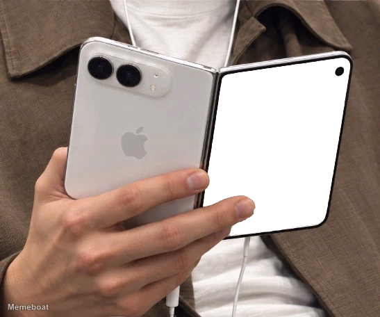 Guy reading a book on iPhone Duo - meme generator image preview