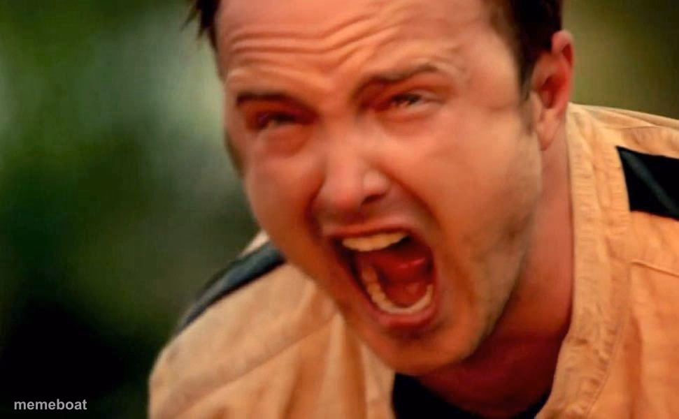 Guy screaming - meme generator image preview
