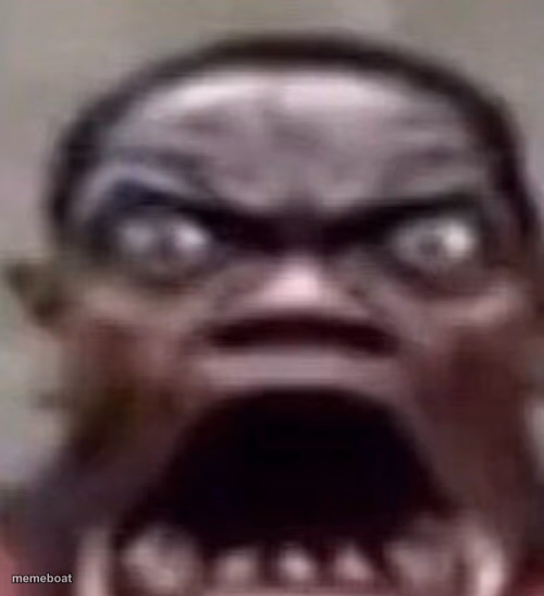 guy screaming - meme generator image preview