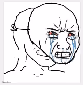 guy with happy face crying mask