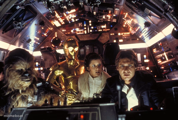 han solo never tell me the odds - meme generator image preview