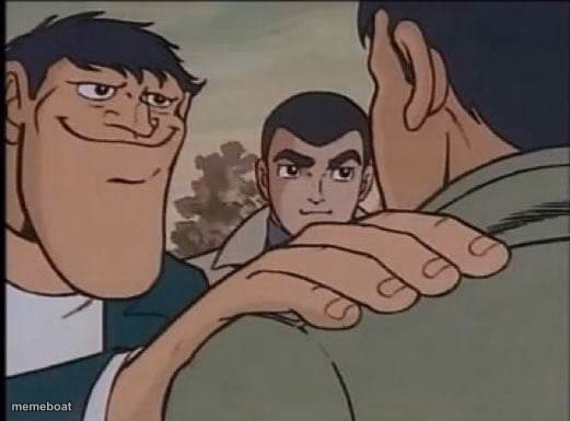 Hand on shoulder guy - meme generator image preview