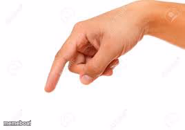 Hand pointing down - meme generator image preview