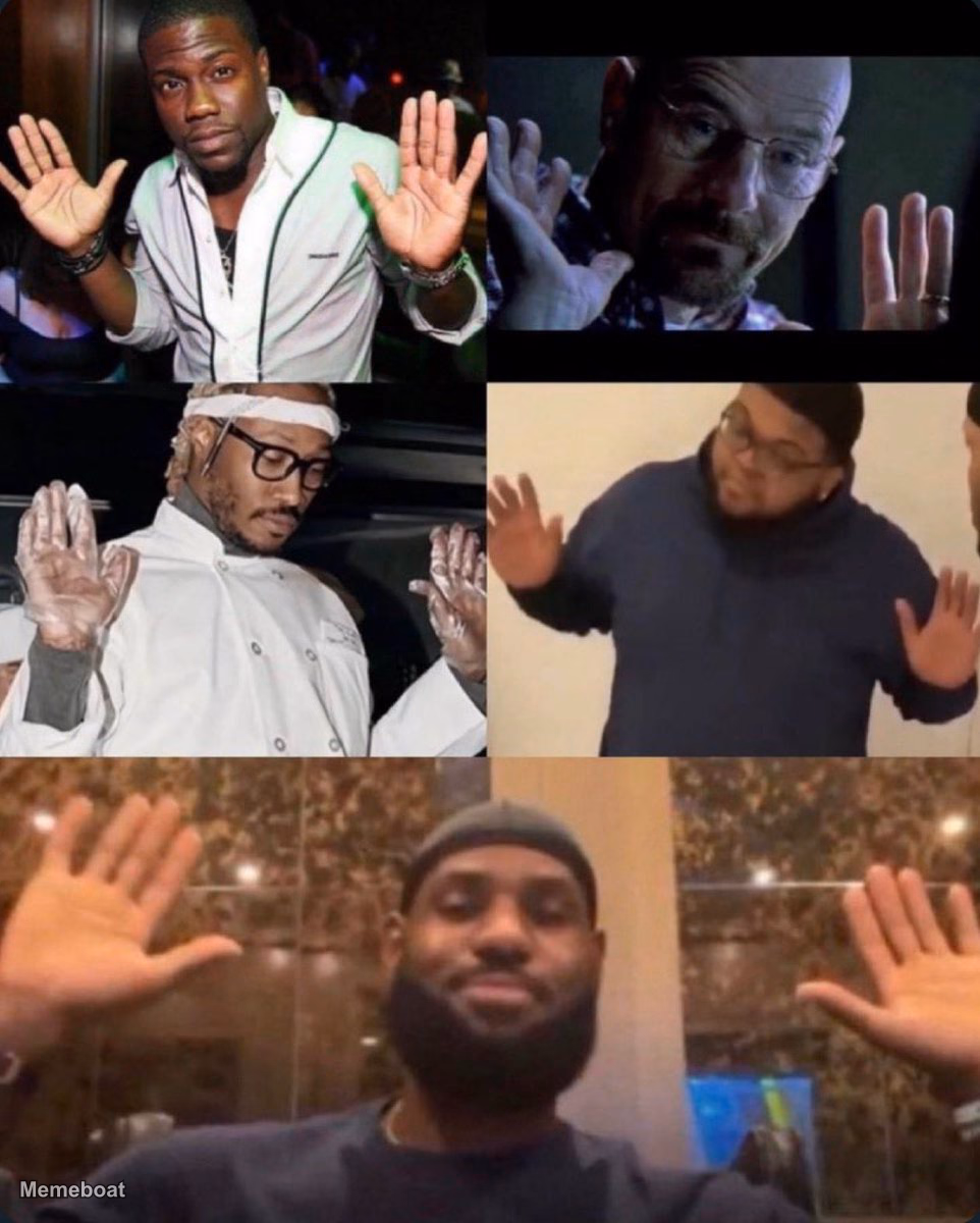 Hands Up Collage - Wait a Minute - meme generator image preview