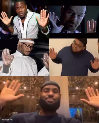 Hands Up Collage - Wait a Minute