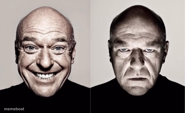 Hank Angry-Happy - meme generator image preview