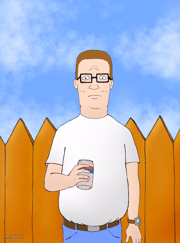 Hank Hill Standing - meme generator image preview