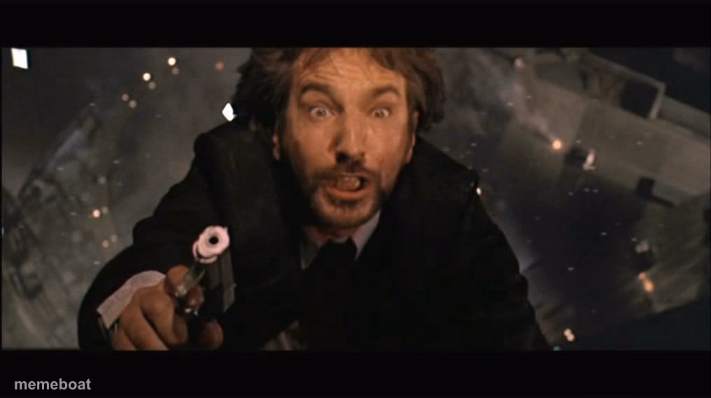 Hans Gruber fall - meme generator image preview