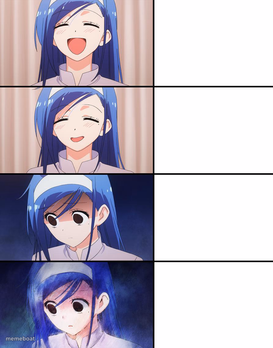 Happiness to despair - meme generator image preview