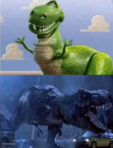 Happy Angry Dinosaur