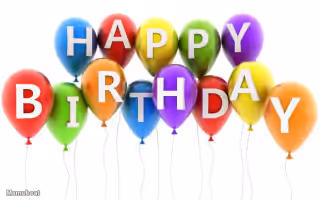 Happy Birthday Balloons