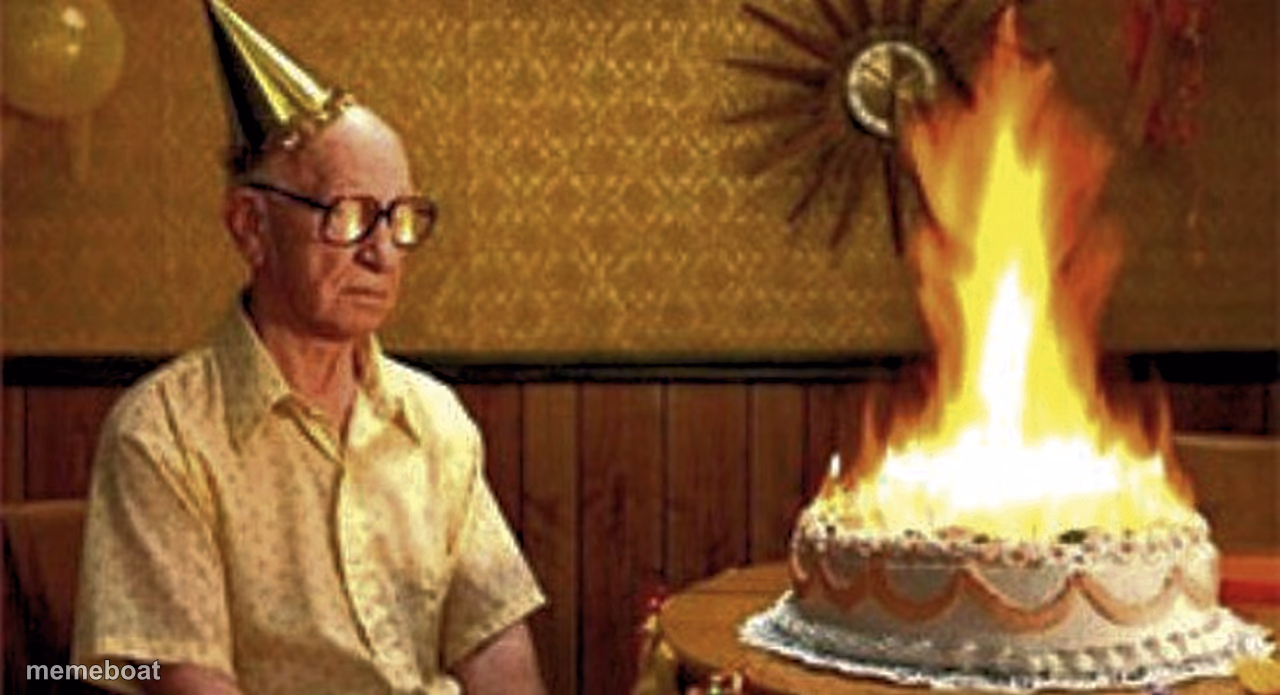 Happy Birthday Old Man - meme generator image preview