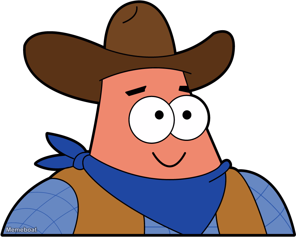 Happy Cowboy Patrick - meme generator image preview