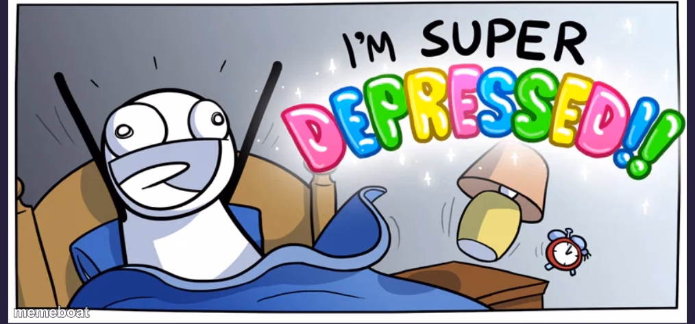 Happy depression - meme generator image preview