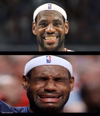 Happy LeBron Sad LeBron