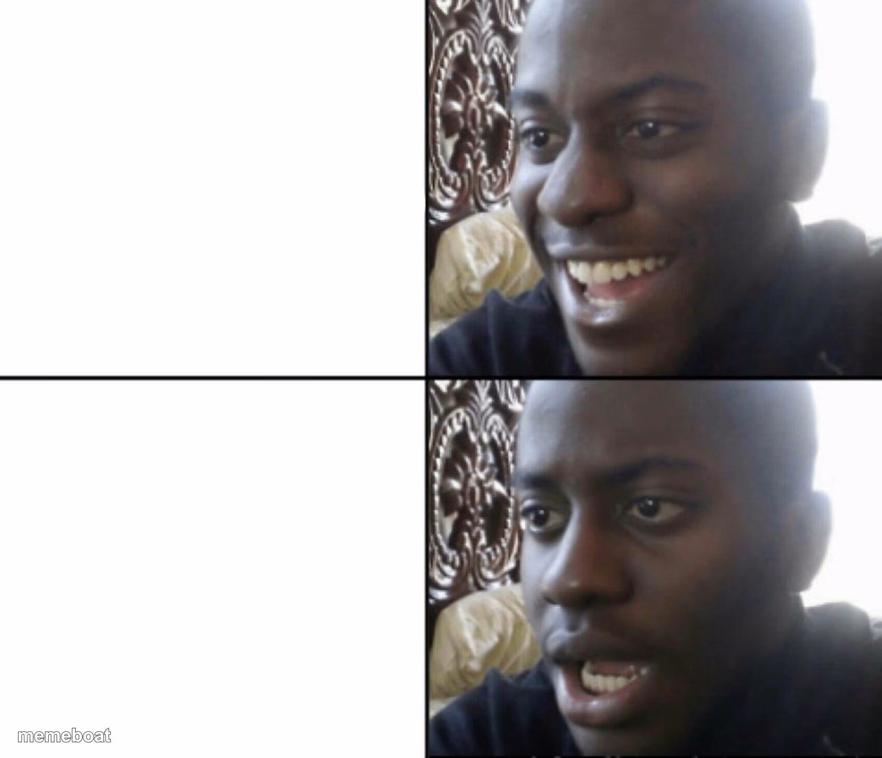 Happy / Shock - meme generator image preview