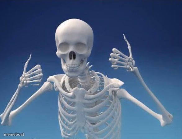 Happy Skeleton - meme generator image preview