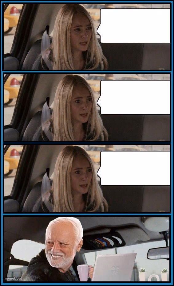 Harold Driving - meme generator image preview