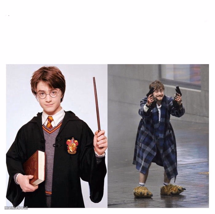 Harry vs HARRY - meme generator image preview