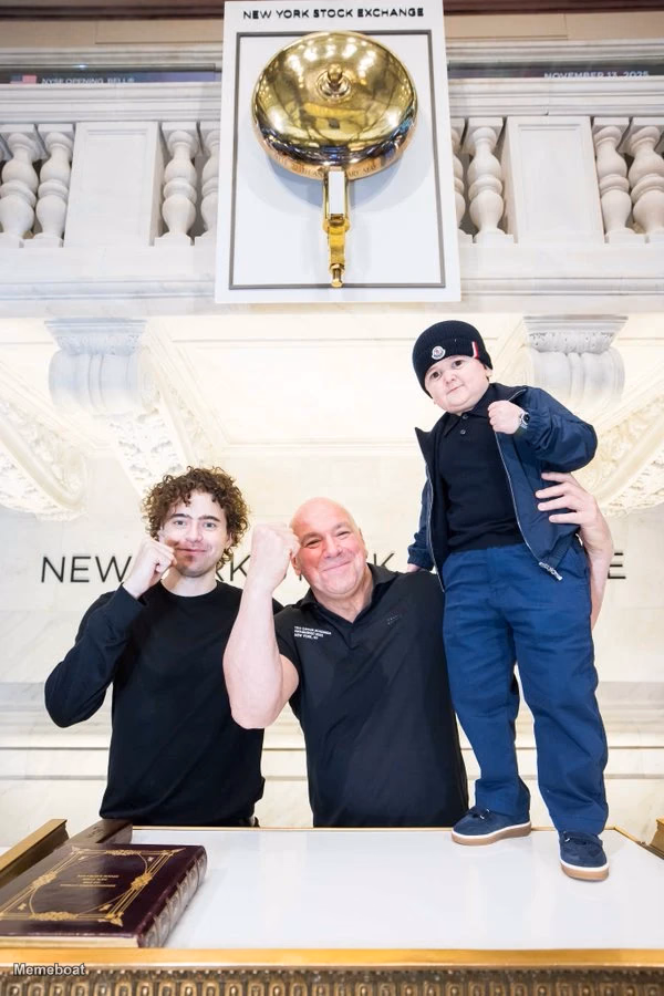 Hasbulla and Dana White at NYSE - meme generator image preview