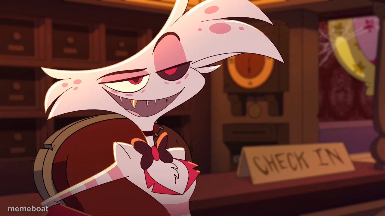 Hazbin Hotel - Angel Dust - meme generator image preview
