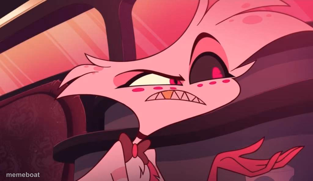 Hazbin hotel Angel dust - meme generator image preview