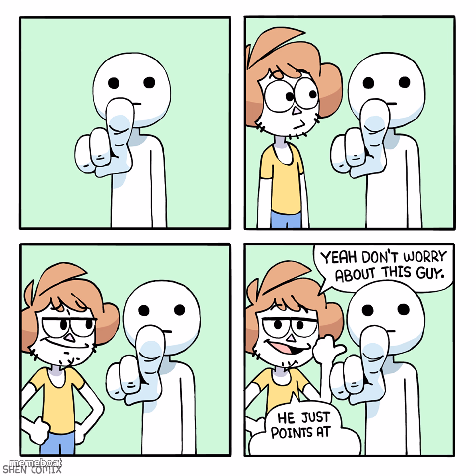 He just points at - meme generator image preview