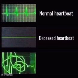 heartbeat rate - meme generator image preview