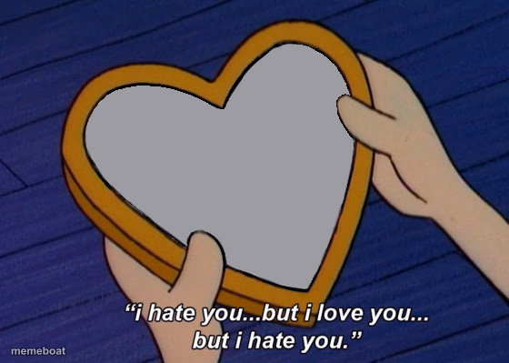 Helga I hate you but I love you - meme generator image preview