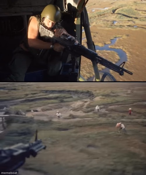 Helicopter moderating killer users - meme generator image preview