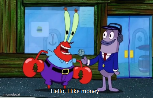 Hello, I like money - meme generator image preview