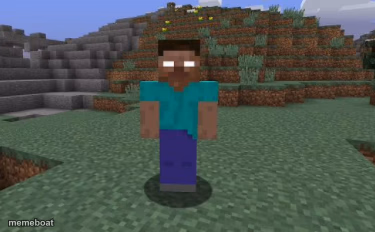 herobrine - meme generator image preview
