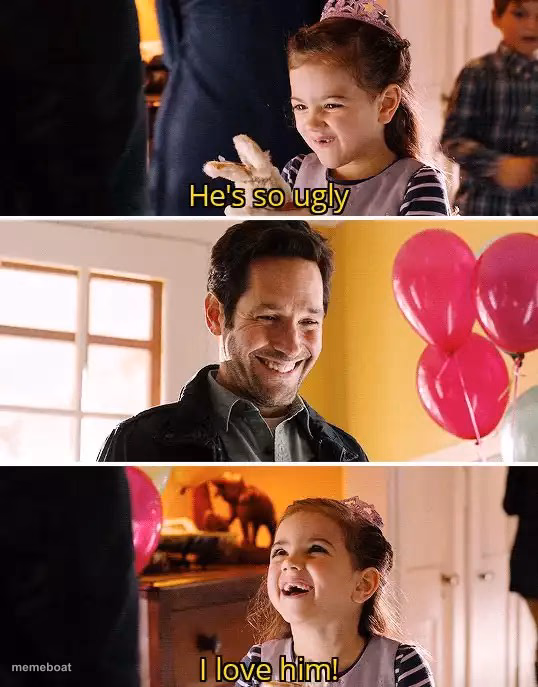 He's so ugly I love him - meme generator image preview