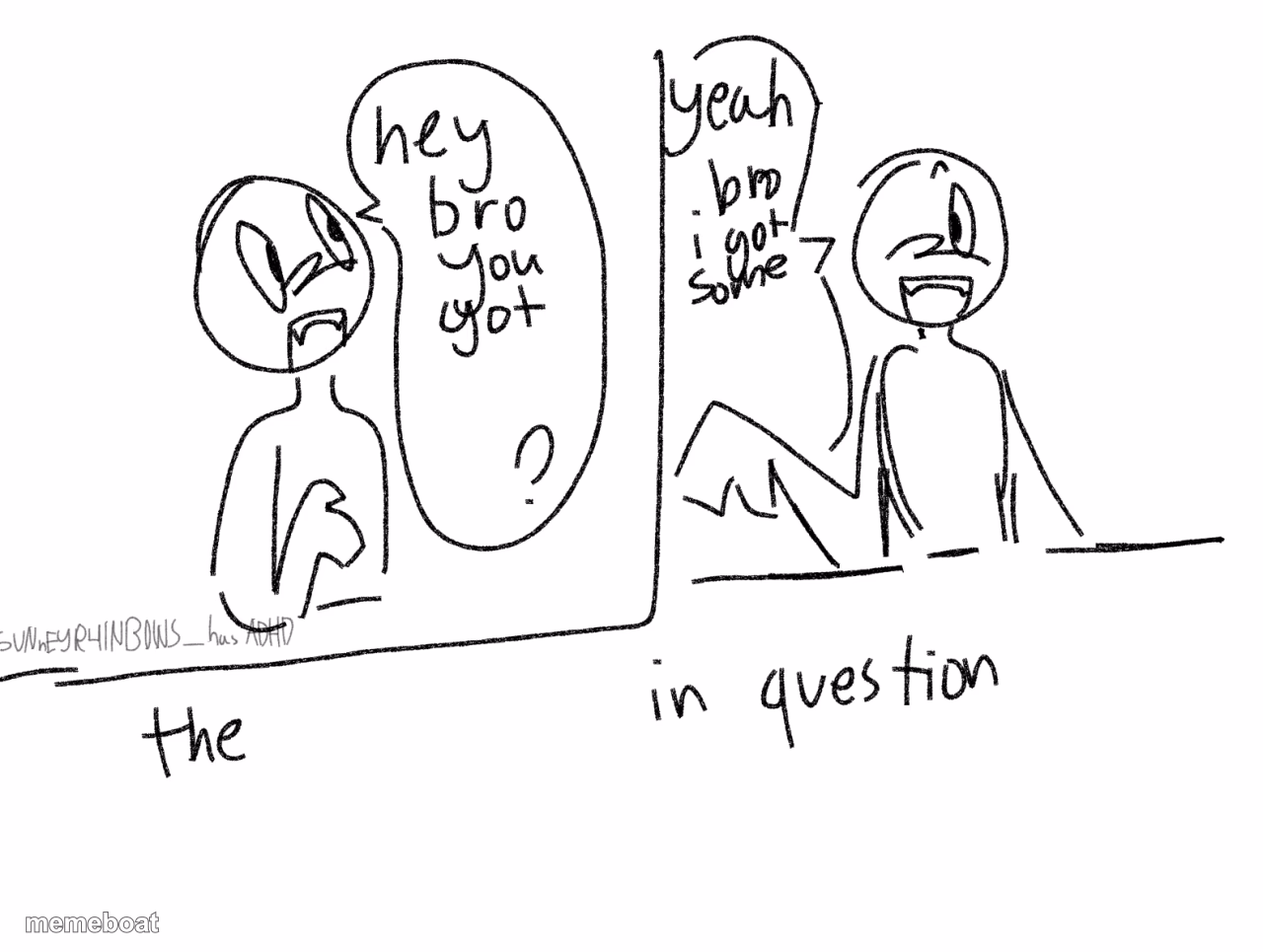 Hey bro you got _? Yeah bro I got some _. The _ in question - meme generator image preview