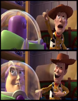Hey buzz look an X
