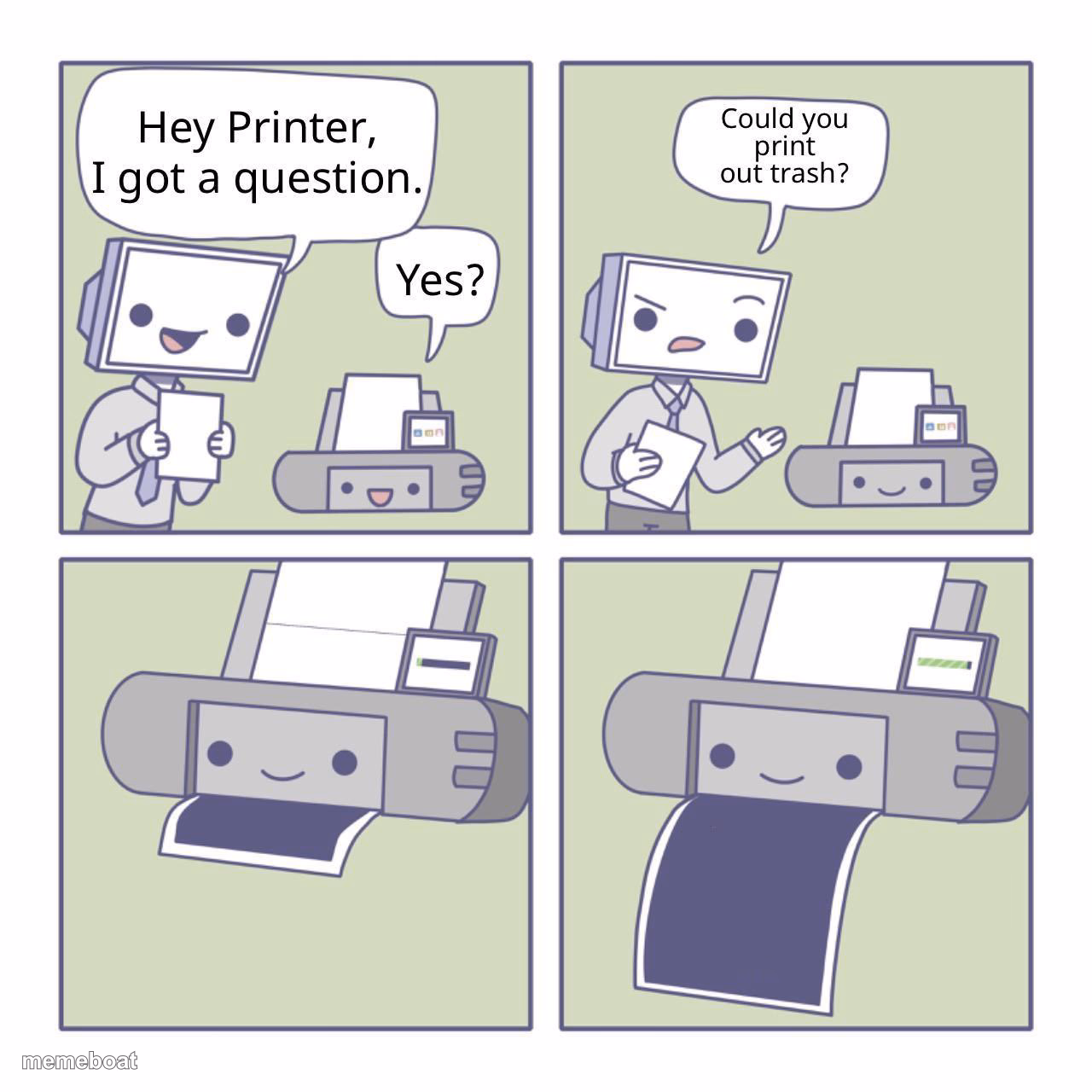 Hey Printer - meme generator image preview