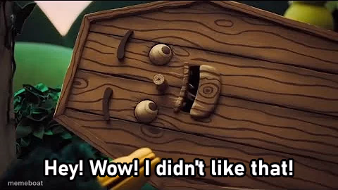 Hey! Wow! I didn't like that! - meme generator image preview