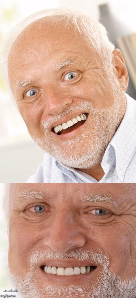 Hide The Pain Harold - meme generator image preview