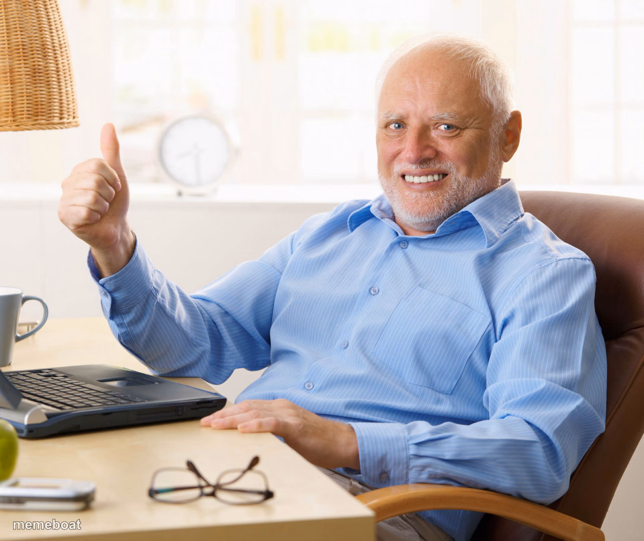 Hide the pain harold - meme generator image preview