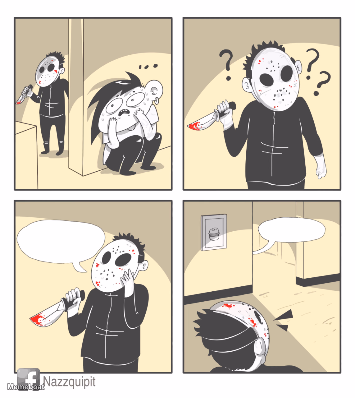 Hiding From Jason - meme generator image preview