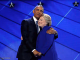 Hillary Obama Hug