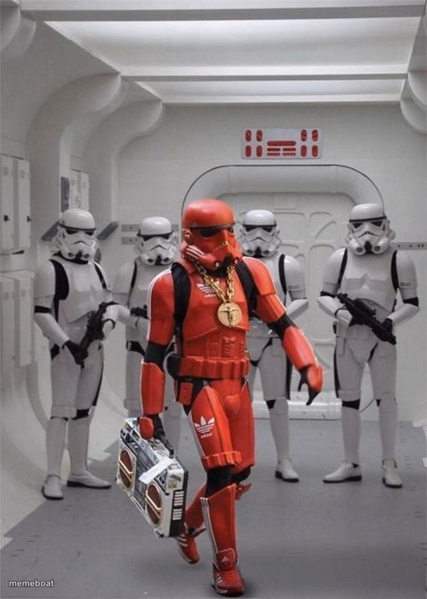 hip hop stormtrooper - meme generator image preview