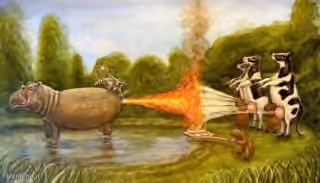 Hippo Fart Milk Battle