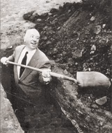 Hitchcock Digging Grave