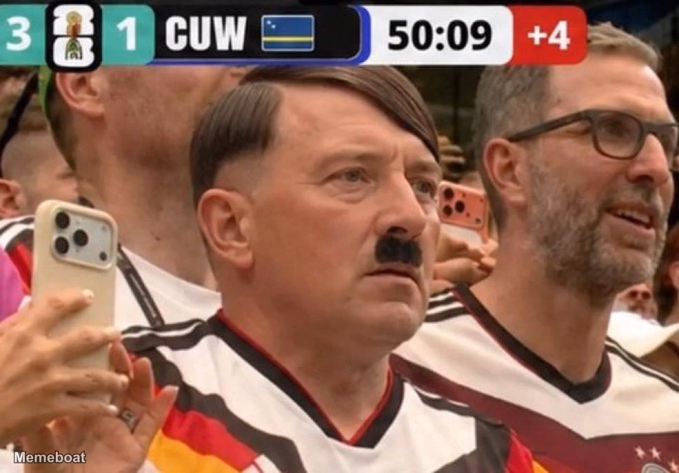 Hitler Lookalike Fan - meme generator image preview