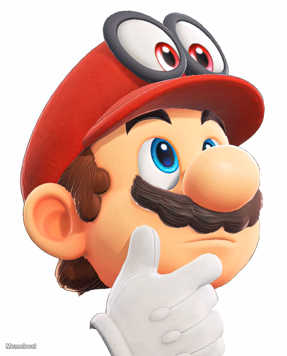Hmm Mario - meme generator image preview