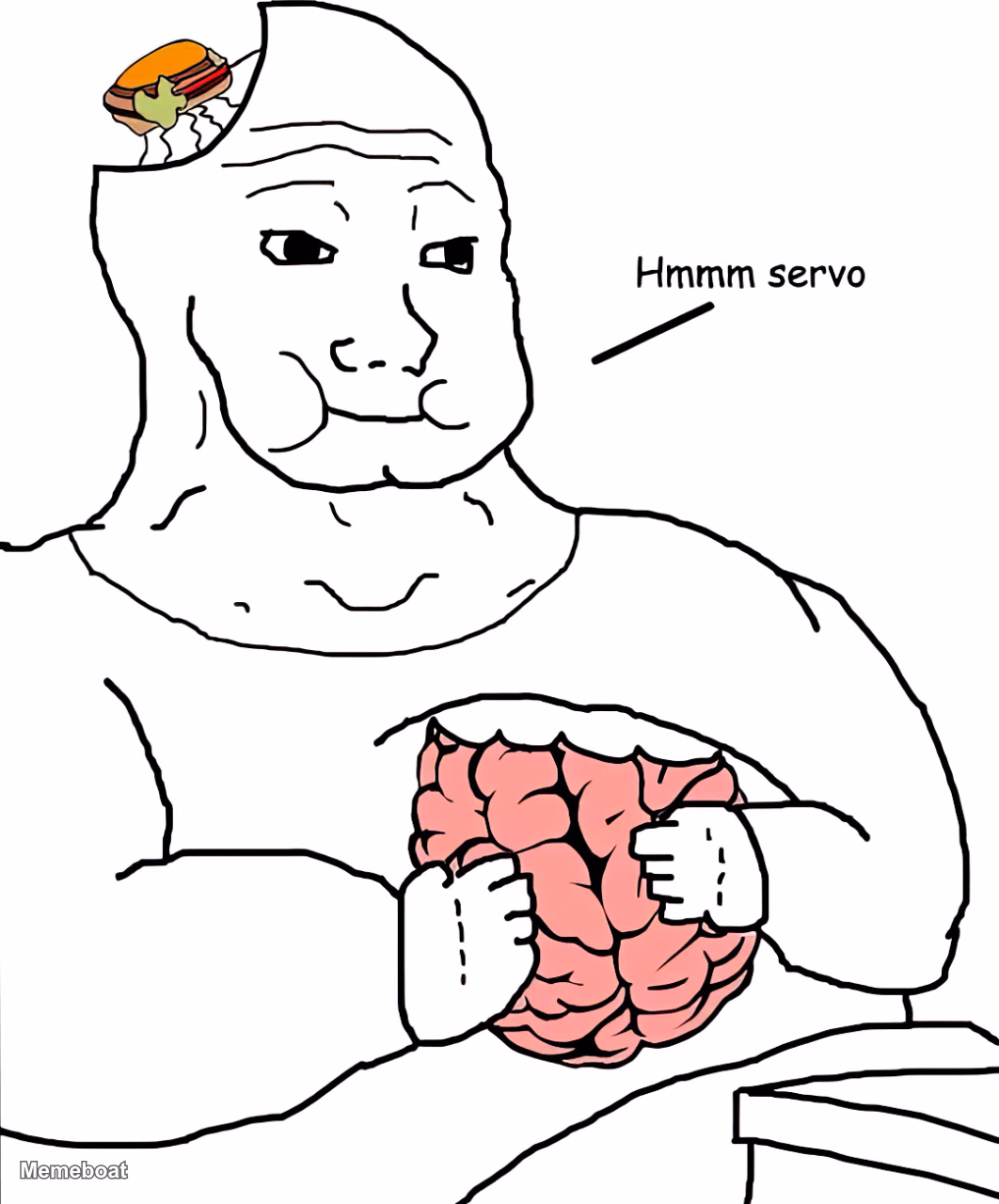 Hmmm Servo - meme generator image preview