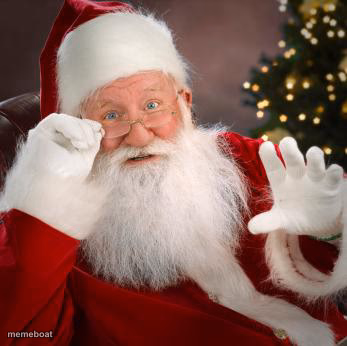 Hold up santa - meme generator image preview