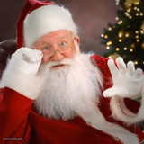 Hold up santa