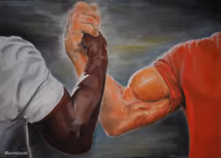 Holding hands